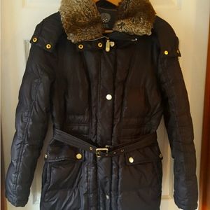 Vince Camuto Black Puffer Downfilled Jacket